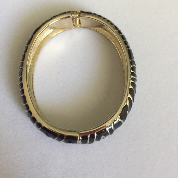 Hinged Enamel Bangle - Picture 4 of 5